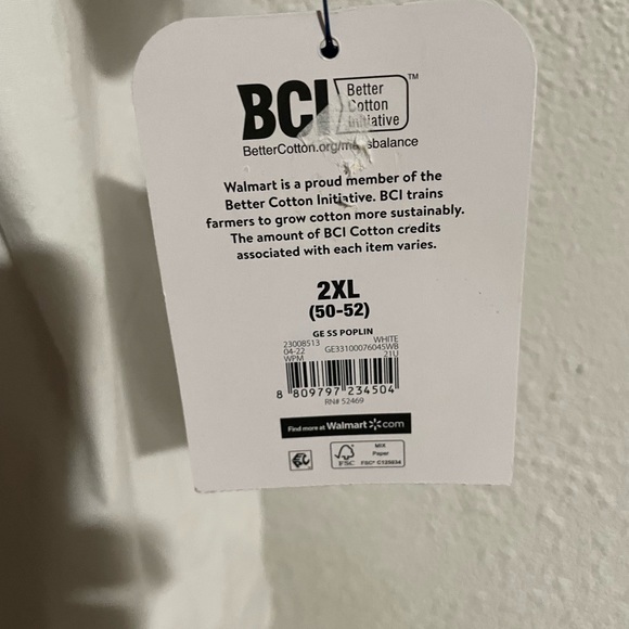 - Men’s 2XL dress Shirt with Black/white/silver colors New with Tags - Picture 8 of 11